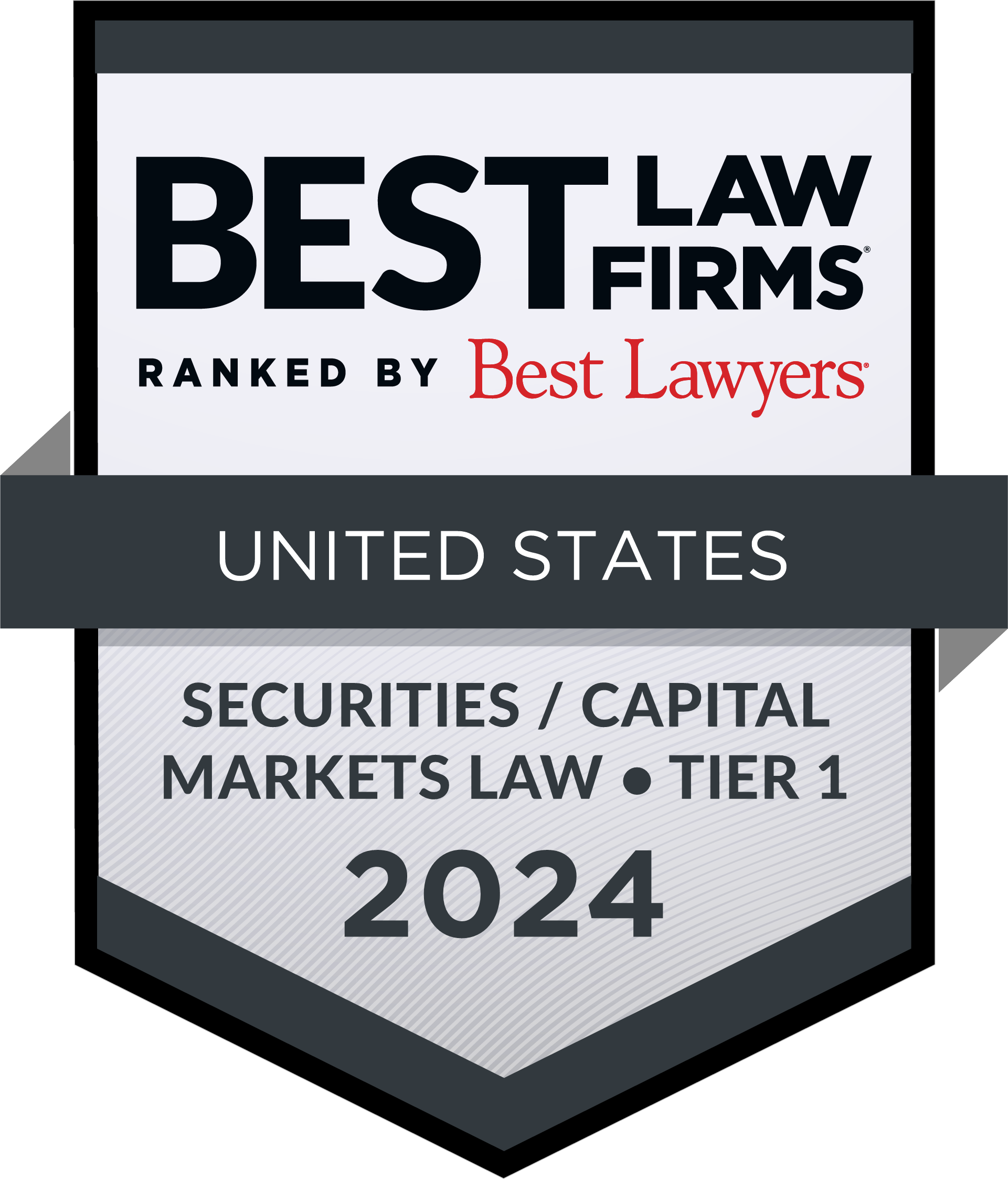 Best Law Firms® 2024 National Tier 1 Securities/Capital Markets Law