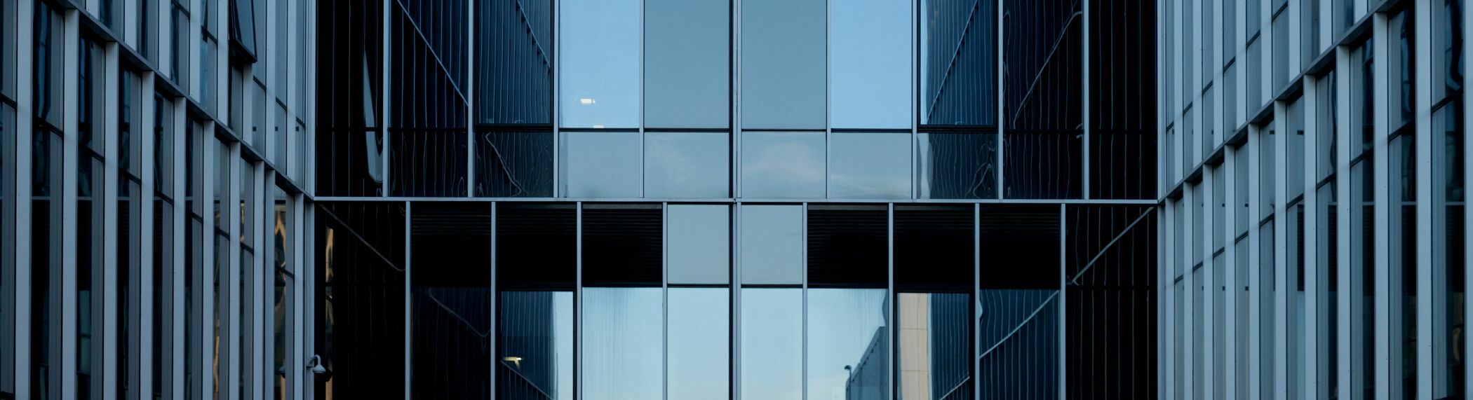 glass windows on a building