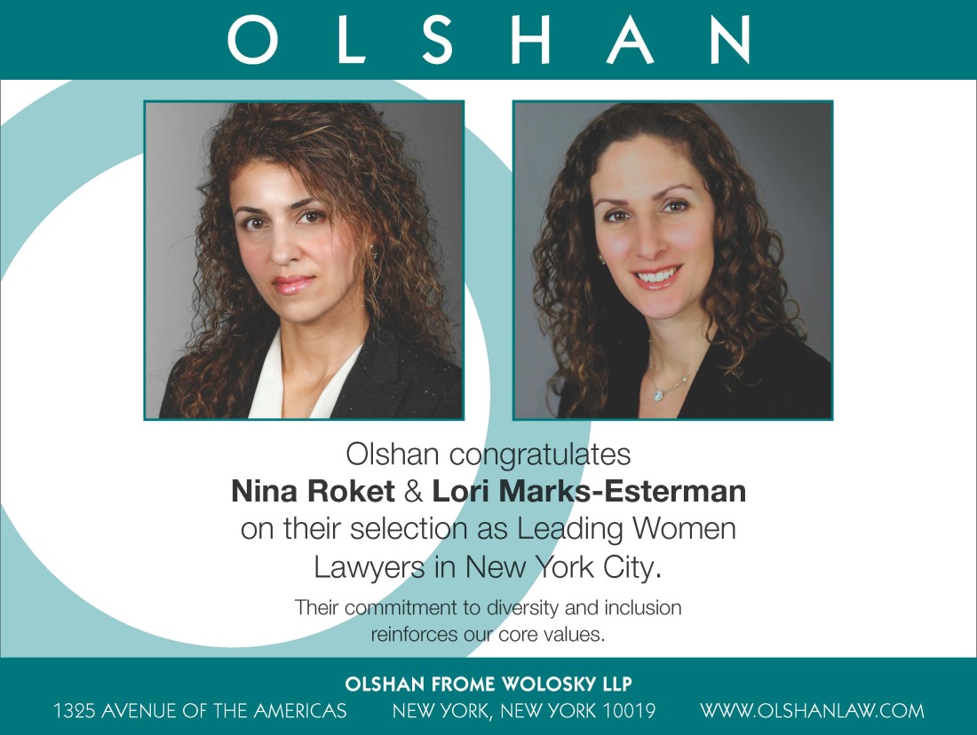 Nina Roket & Lori Marks-Esterman Leading Women Lawyers In NYC