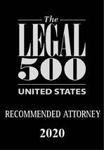 Legal 500 Recommended Attorney 2020