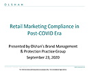Webinar: Retail Marketing Compliance in Post-COVID Era